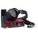 Focusrite Scarlett Solo Studio 4th Generation USB Audio Interface with Ultra-low-noise Mic Preamp / Mic & Headphones