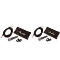 Fender P-52S Microphone Kit - Dynamic Mic with Mic Clip - Cable - Zipper Pouch - PAIR