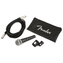 Fender P-52S Microphone Kit - Dynamic Mic with Mic Clip - Cable - Zipper Pouch