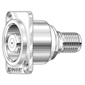 Canare FJ-JRUD F Connector D-Hole Chassis Mount Barrel - Nickel