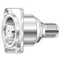 Photo of Canare FJ-JRUD F Connector D-Hole Chassis Mount Barrel - Nickel