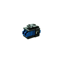 Canare FKDLJ-JS LC Duplex Coupler Single-Mode Feed-Thru Keystone Fiber Connector