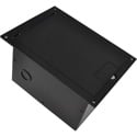 Photo of FSR FL-1300-BLK Floor Box with Hinged Door (Black)