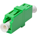 Photo of LC to LC APC Fiber Adapter Simplex Single Mode - Green