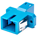 Photo of Camplex LC to SC Single Mode Simplex Flanged Fiber Optic Coupler - Plastic