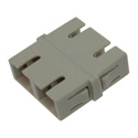 Photo of SC to SC Multimode Duplex Fiber Optic Coupler Adapter - Flangeless