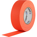 Photo of Pro Tapes 001UPCG250MFLORA Pro Gaff Gaffers FOGT-50 - 2 Inch x 50 Yards - Fluorescent Orange