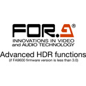 FOR-A FA-96AHDR2 Advanced Function Software for HDR (Download)