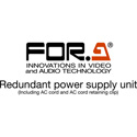 FOR-A FA-96PS Redundant Power Supply Unit with AC Cord and Retaining Clip