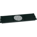 Photo of Mid-Atlantic FP-1 Fan Panel 1 Fan Black Brushed Finish 19in 3RU