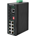 Photo of Patton FP2008E/4SFP/4AT4BT/48DC Managed Industrial PoE+ Ethernet Switch - 24V