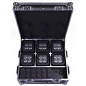 Photo of Chauvet FREEDOMFLEXH4IPX6 Freedom Flex H4 IP Kit with 6 Lights / 6 Batteries & Charging Case