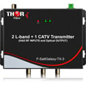 Thor F-SattGalaxy-TX/RX-3 2 Satellite LBand & 1 CATV QAM / ATSC RF Over Fiber Receiver