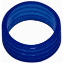 Photo of 100 Compression Connector Color Rings- Blue
