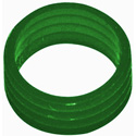 Photo of 100 Compression Connector Color Rings- Green