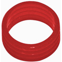 Photo of 100 Compression Connector Color Rings- Red