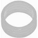 Photo of 100 Compression Connector Color Rings- White