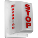 Photo of Sescom Triple Sided Light Non-Flashing - STOP on Front IN SESSION on Two Sides