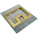 Photo of FSR FL-500P-B-C FL-500P Cover With 1/2 Inch Brass Carpet Flange (Lift off door)