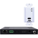 FSR HD-H704K-WP 18G HDMI HDBaseT Wall Plate to Brick Extender Set - 4K@60Hz 4:4:4 up to 131Ft/1080p@60Hz up to 230Ft