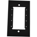 Photo of FSR IPS-WP1S-BLK 1-Gang Wall Plate with one IPS Opening - Black