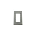 FSR IPS-WP1S-WHT 1 Gang Wall Plate with 1 IPS Openings - White
