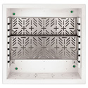 FSR PWB-320-ESK Box with Two Equipment Shelves and Finished Trim Ring