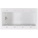 FSR SMWB-4G-WHT 4 Gang Surface Mount Gang Box - White