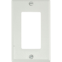 Photo of FSR SS-DPLT1-WHT Single Gang Decora Wall Plate - White