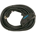 Photo of Furman ACX-25 Black 25 Foot (14AWG) Extension / Power Cord with Three Female Outlet Sockets