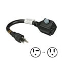 Furman ADP-1520B Adapter Cord 15A-20A with Circuit Breaker