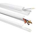Photo of Quest FWH-12411 1 x 48 Inch Low Voltage Cable Raceway (EACH) - White