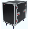 Photo of Gator G-TOUR16UCA-24D G-Tour 16U 24 Inch Deep Audio Road ATA Wood Flight Rack Case with Casters