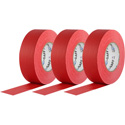 Photo of Pro Tapes Pro-Gaff Gaffers Tape RGT-60 3-Pack - 2 Inch x 55 Yards - Red