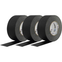 Photo of Pro Tapes Pro-Gaff Gaffers Tape BGT4-60 3-Pack - 4 Inch x 55 Yards - Black