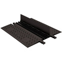 Photo of Guard Dog Low Profile-3 Channel with ADA Ramps. Black Lid/Black Base