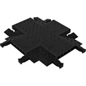 Guard Dog GDCR5X125 4-Way Cross For 5 Ch Cable Protector - Black Lid/Black Ramps