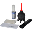 Giottos CL 1001 Optical Liquid / Brush / Micro-Fiber / Rocket-Air Cleaning Kit