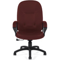 Photo of Global Furniture 4009 High Back Leather Media Chair 16-20 Inch Seat Height - Burgundy