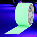 Photo of Pro Tapes 001UPCGLG210M Pro-Glow Luminescent Glow Tape GLOWGT2-10 2 Inch x 10 Yards - Glow In The Dark