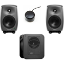 Genelec 8330 LSE Triple SAM with (2) 8330As / (1) 7350A Subwoofer / GLM V2.0 User Kit with Volume Control