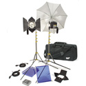Photo of Lowel GO Kit 96LBZ 2 OmniLights/2 Stands with LB-30 Soft Case
