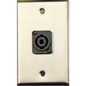 My Custom Shop 1-Gang Contractor Series Wall Plate w/ 1 speakON Style Connector