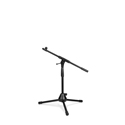 Gravity Stands GTMS4232B Touring Series Microphone Short Stand w/ Tripod Folding Base & 2-Point Telescopic Boom - Black