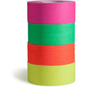 Photo of MicroGaffer Fluorescent GT-4567 1-Inch x 8-Yard Gaffer Tape 4-Roll Multi-Pack