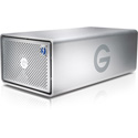 Photo of G-Tech 0G05763 G-RAID Removable with 2x Thunderbolt 3 2-Bay Storage and Enterprise Class 7200RPM HDD - 20TB - Silver