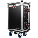 Photo of Gator GTOUR-WING-CMPCTW Case for Behringer WING Compact 48-channel Digital Mixer with Caster Wheels and Doghouse