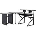 Photo of Gator Frameworks GFW-DESK-SET Content Creator Furniture Series Desk Set with Main Desk/Corner Section/12U Rack Table