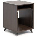 Photo of Gator Frameworks GFW-ELITEDESKRK Elite Furniture Series Desk 10U Studio Rack Table - Dark Walnut Brown