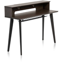 Photo of Gator Frameworks GFW-ELITEKEYTBL61 Elite Furniture Series 61-Note Keyboard Table - Dark Walnut Brown